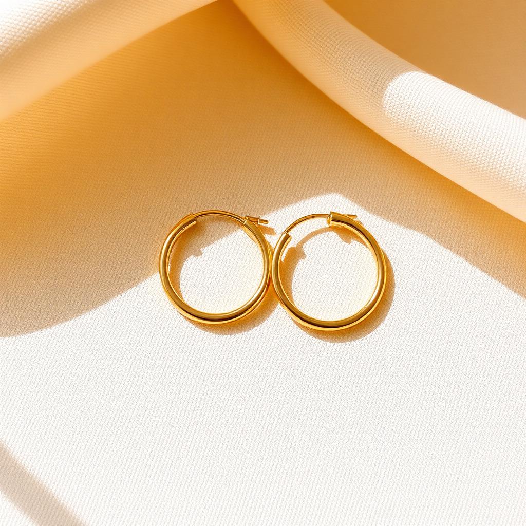 Aretes Aro Dorado
