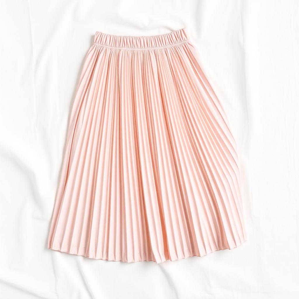 Falda Plisada Rosé
